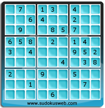 Sudoku von mittelmässiger höhe