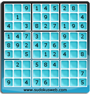 Sudoku de Niveau Très Facile