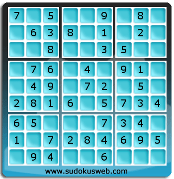 Sudoku de Niveau Très Facile