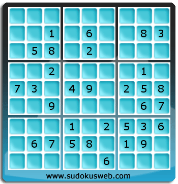 Sudoku von mittelmässiger höhe