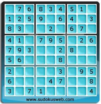 Very Easy Level Sudoku