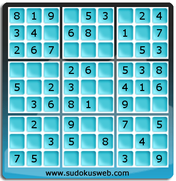 Nivel Muito Facil de Sudoku