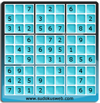 Nivel Muito Facil de Sudoku Nivel Muito Facil de Sudoku