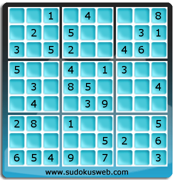 Sudoku von einfacher höhe