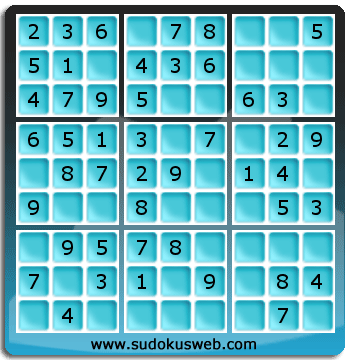 Sudoku de Nivel Muy Fácil