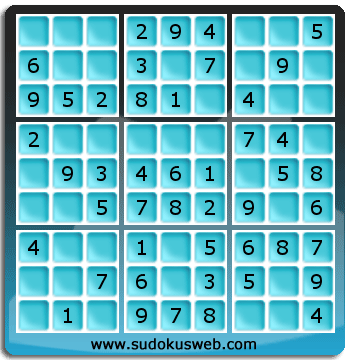 Sudoku de Nivell Molt Fàcil Sudoku de Nivell Molt Fàcil