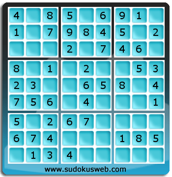 Nivel Muito Facil de Sudoku