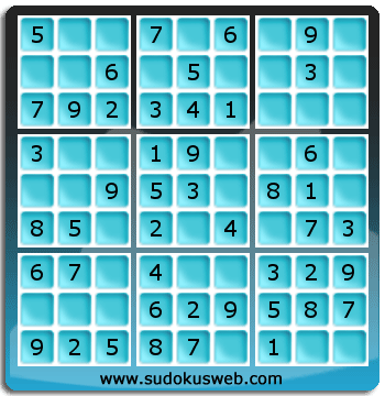 Sudoku de Nivel Muy Fácil