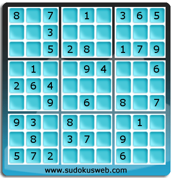 Sudoku von einfacher höhe