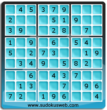 Sudoku de Nivel Muy Fácil