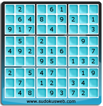 Nivel Muito Facil de Sudoku