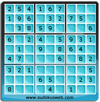 Nivel Muito Facil de Sudoku Nivel Muito Facil de Sudoku