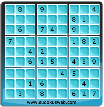 Sudoku von mittelmässiger höhe