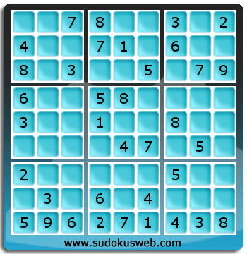 Sudoku von einfacher höhe