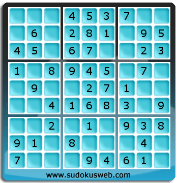 Sudoku de Nivel Muy Fácil