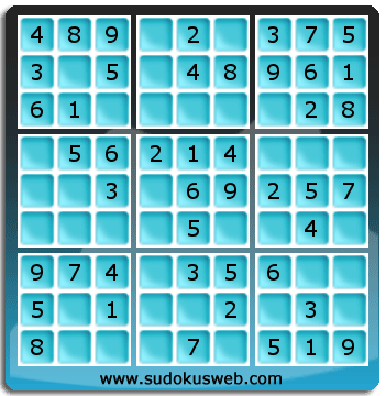 Nivel Muito Facil de Sudoku