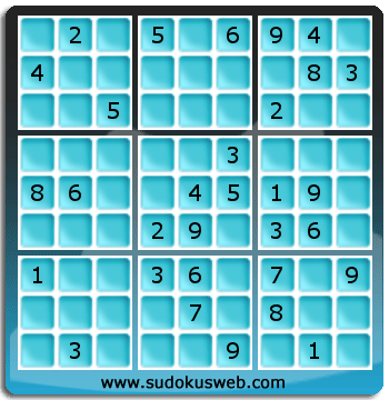 Sudoku von mittelmässiger höhe