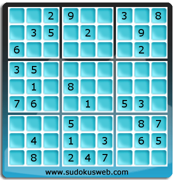 Sudoku von mittelmässiger höhe