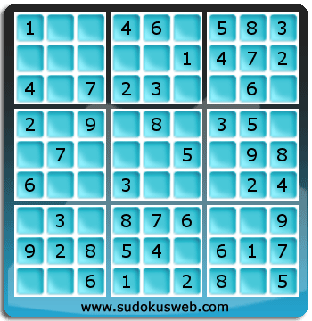 Sudoku de Nivell Molt Fàcil Sudoku de Nivell Molt Fàcil