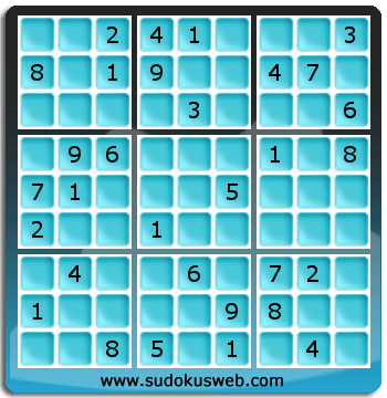 Sudoku von mittelmässiger höhe