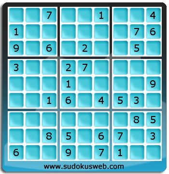 Sudoku von mittelmässiger höhe