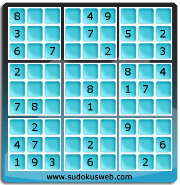 Sudoku von mittelmässiger höhe