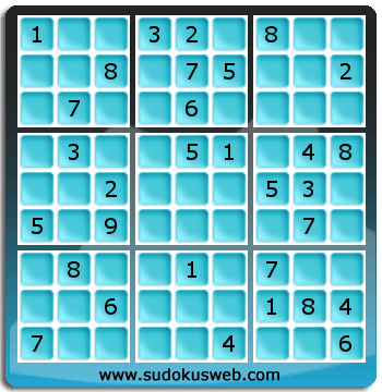 Sudoku von mittelmässiger höhe