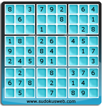Sudoku de Niveau Très Facile Sudoku de Niveau Très Facile