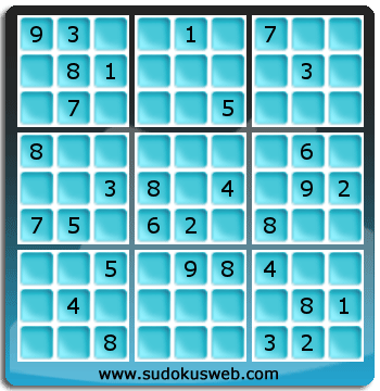 Sudoku von mittelmässiger höhe