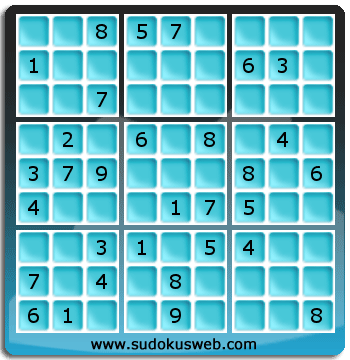 Sudoku von mittelmässiger höhe