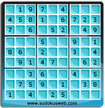 Nivel Muito Facil de Sudoku