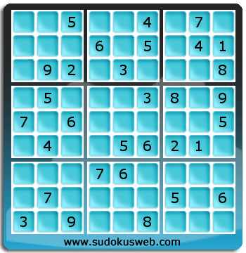 Sudoku von mittelmässiger höhe