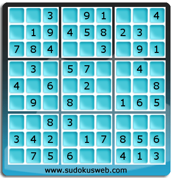 Sudoku von sehr einfacher höhe