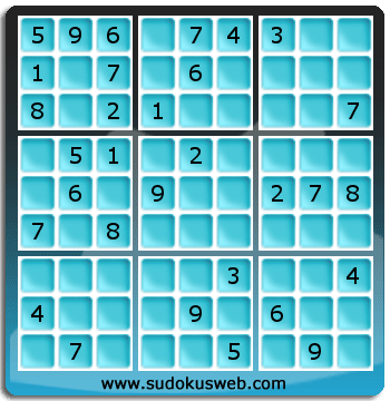 Sudoku von mittelmässiger höhe