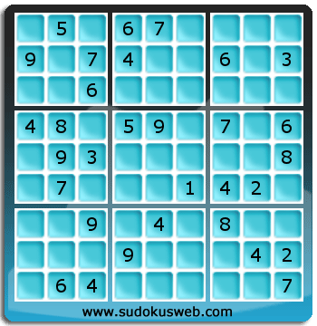 Sudoku von mittelmässiger höhe