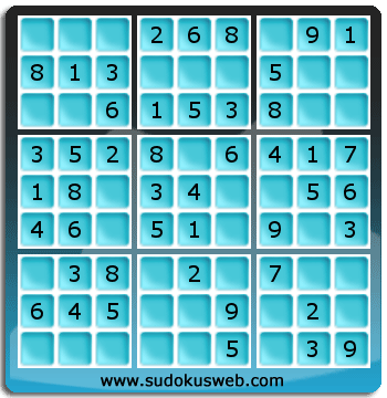 Nivel Muito Facil de Sudoku Nivel Muito Facil de Sudoku