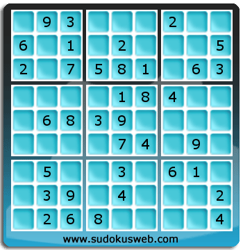 Sudoku von einfacher höhe