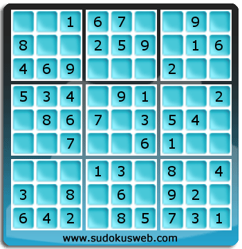 Sudoku de Nivell Molt Fàcil Sudoku de Nivell Molt Fàcil