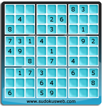 Sudoku von mittelmässiger höhe