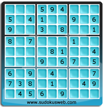 Sudoku von einfacher höhe