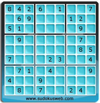 Sudoku von mittelmässiger höhe