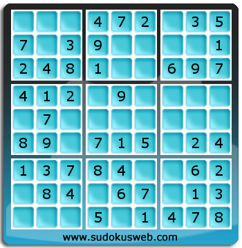Sudoku de Niveau Très Facile Sudoku de Niveau Très Facile