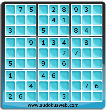 Sudoku von mittelmässiger höhe