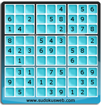 Sudoku de Niveau Très Facile Sudoku de Niveau Très Facile