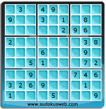 Sudoku von mittelmässiger höhe