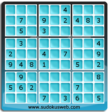 Sudoku von mittelmässiger höhe