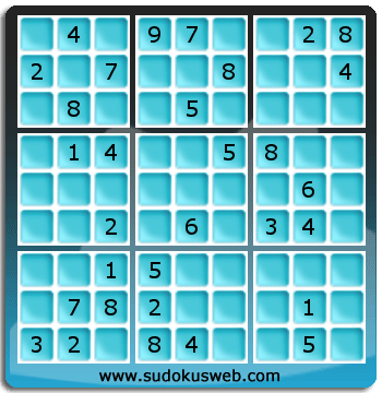 Sudoku von mittelmässiger höhe