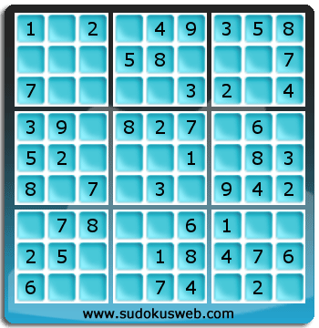 Nivel Muito Facil de Sudoku Nivel Muito Facil de Sudoku