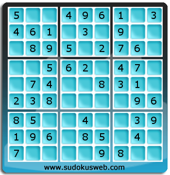 Nivel Muito Facil de Sudoku