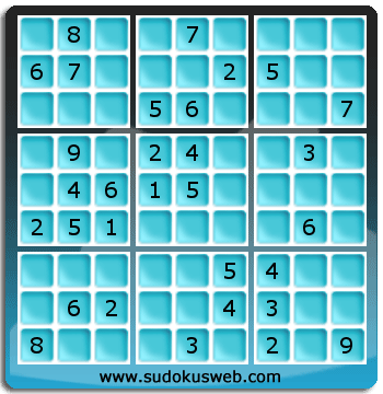 Sudoku von mittelmässiger höhe